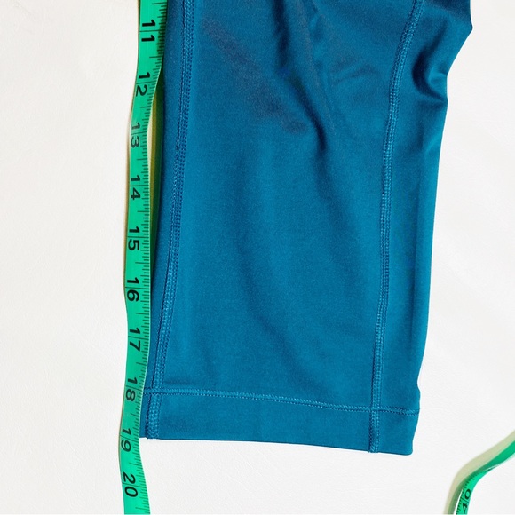Nike Pro Leggings Women's Medium Blue Teal Elastic Waist Compression Dri Fit. - Picture 4 of 9